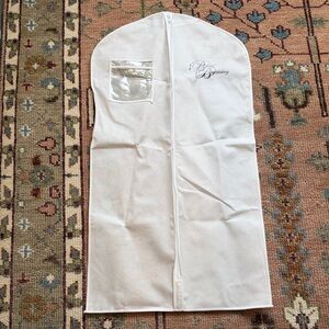 Elegant White Garment Bag